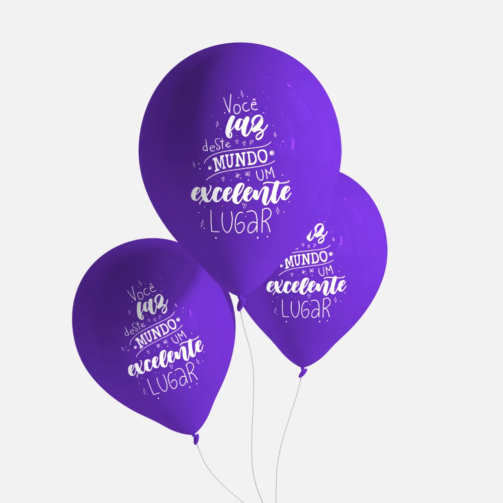 Bexiga e Balão Personalizado