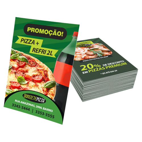 Folheto em Couché Brilho